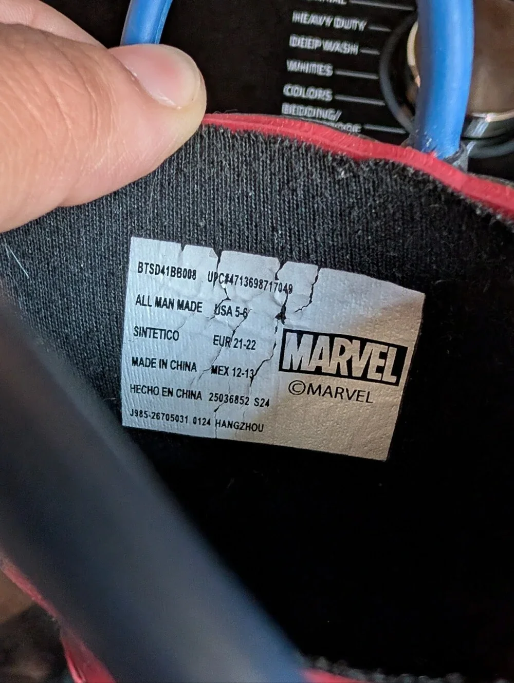 Marvel Kids Red Spider-Man Rain Boots